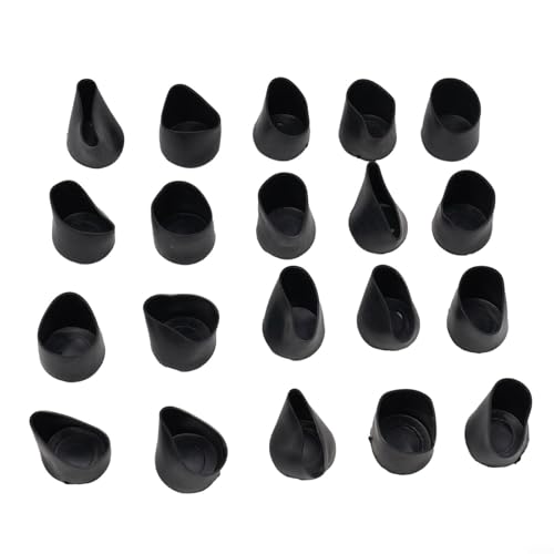 Gummi-Stuhlhülsen für Möbelbeine mit kratzfestem Bodenschutz und Geräuschreduzierung, Tischfüße, 28 mm, 20 Stück Gummi-Stuhlhülsen für Möbelbeine mit kratzfestem Bodenschutz und Geräuschreduzierung, Tischfüße, 28 mm, 20 Stück von Generisch