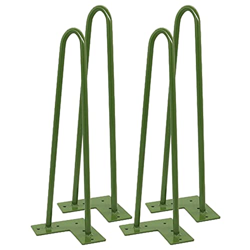 Haarnadel-Beine, 40 cm, für Couchtisch, Schreibtisch, Esstisch, stilvolle grüne Möbelbeine, DIY, Heimdekoration, moderne Tischfüße, starke Stahlstütze, einfache Installation Haarnadel-Beine, 40 cm, für Couchtisch, Schreibtisch, Esstisch, stilvolle grüne Möbelbeine, DIY, Heimdekoration, moderne Tischfüße, starke Stahlstütze, einfache Installation von Generisch