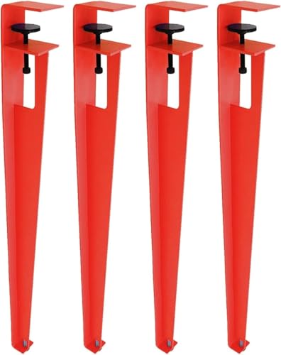 Haarnadel-Möbelbeine, verstellbare Tischbeine aus Metall, Heimwerkerprojekte for Esstisch, Couchtisch, Schreibtisch, 4 Stück(B) von Generisch