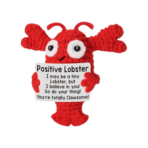 Hägern -Affirmation - Motivational Plüschspielzeug, weiches Garntier | Handgefertigte Message Card Medium Häkelhummer mit erhebendem Zitat, Ermutigungspuppe für Mutterlehrer Teenager Freunde Hägern -Affirmation - Motivational Plüschspielzeug, weiches Garntier | Handgefertigte Message Card Medium Häkelhummer mit erhebendem Zitat, Ermutigungspuppe für Mutterlehrer Teenager Freunde von Generisch