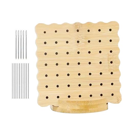Häkel-Blockierbrett, tragbare Häkelbretter, handgefertigte Matte mit 10 Klammern, Bastelwerkzeug für Anfänger, Fertigstellung, dekorative Projekte, 9,5 x 10 cm von Generisch