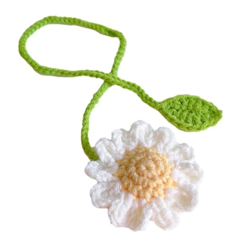 Häkel-Lesezeichen – Häkelblumen-Lesezeichen, niedlich, handgefertigt, gestrickt, Blumenmuster, Sonnenblume, handgefertigte gestrickte Lesezeichen, Vorhänge, Raffhalter für Buchliebhaber Häkel-Lesezeichen – Häkelblumen-Lesezeichen, niedlich, handgefertigt, gestrickt, Blumenmuster, Sonnenblume, handgefertigte gestrickte Lesezeichen, Vorhänge, Raffhalter für Buchliebhaber von Generisch
