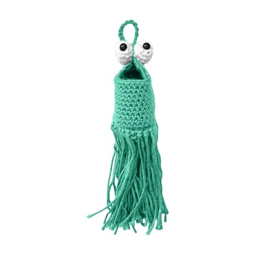Häkel-Pflanzenaufhänger, Häkelmuster, Yip Yip, Häkeln, Hängender Yip Yip, Autoaufhänger, Mirror oder Aufhänger, Hängepflanzgefäß, Häkeln, Marskorb, Hochzeitskleid, Konservierung (Grün, A) von Generisch