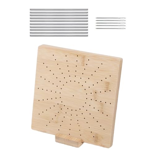 Häkelblockierbrett, Strickbrett – Zubehör für Strickwaren und Kreationen mit Sprossen für Anfänger Erwachsene Mütter Großmütter und kreative Projekte Häkelblockierbrett, Strickbrett – Zubehör für Strickwaren und Kreationen mit Sprossen für Anfänger Erwachsene Mütter Großmütter und kreative Projekte von Generisch