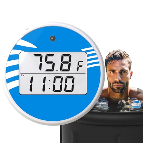 Häkelblume Geschenkidee, Kalttauchthermometer,Eisbadthermometer | Tragbare Badethermometer -Schwimmende Thermometer, Timer | LED-Anzeige, Digitales Wasserthermometer, Eisbad, Kaltes Tauchzubehör Häkelblume Geschenkidee, Kalttauchthermometer,Eisbadthermometer | Tragbare Badethermometer -Schwimmende Thermometer, Timer | LED-Anzeige, Digitales Wasserthermometer, Eisbad, Kaltes Tauchzubehör von Generisch