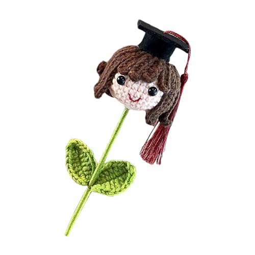 Häkelblume für den Abschluss, Abschlussblumenstrauß,Abschlussstrauß gestrickte Blumen | Gehäkelter Blumenstrauß, Doktorhut Junge & Mädchen handgemachte Häkelpuppe, Abschlussdekorationen Häkelblume für den Abschluss, Abschlussblumenstrauß,Abschlussstrauß gestrickte Blumen | Gehäkelter Blumenstrauß, Doktorhut Junge & Mädchen handgemachte Häkelpuppe, Abschlussdekorationen von Generisch