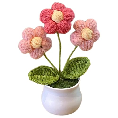Häkelblumen, dekorative Sonnenblumen, gehäkelte Sonnenblumen, Topfpflanze, handgefertigte Häkelpflanze, realistische gestrickte Blumen-Topfpflanze für Zuhause, Desktop, Auto Häkelblumen, dekorative Sonnenblumen, gehäkelte Sonnenblumen, Topfpflanze, handgefertigte Häkelpflanze, realistische gestrickte Blumen-Topfpflanze für Zuhause, Desktop, Auto von Generisch