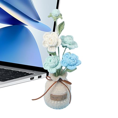 Häkelblumen – vielseitige handgefertigte Häkelrose | Handgefertigte gestrickte gehäkelte Rosen mit | kleine Pflanzen Schreibtischblumen häkeln Schreibtischdekorationen für Geburtstage, Muttertag Häkelblumen – vielseitige handgefertigte Häkelrose | Handgefertigte gestrickte gehäkelte Rosen mit | kleine Pflanzen Schreibtischblumen häkeln Schreibtischdekorationen für Geburtstage, Muttertag von Generisch