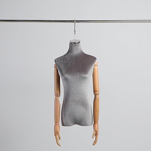 Hängende weibliche Kleiderpuppe mit flexiblen Armen und Haken für Schneiderei, Theaterkostüme und Einzelhandel Hängende weibliche Kleiderpuppe mit flexiblen Armen und Haken für Schneiderei, Theaterkostüme und Einzelhandel von Generisch