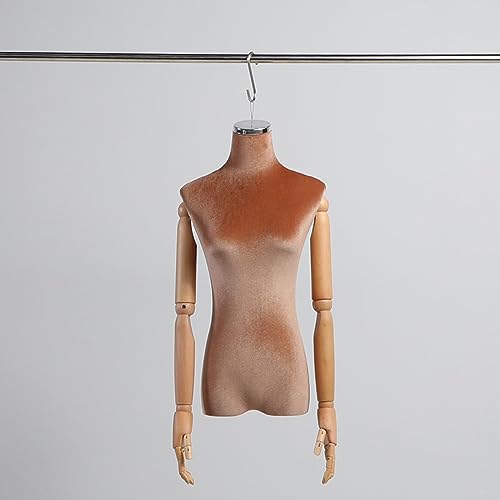 Hängende weibliche Kleiderpuppe mit flexiblen Armen und Haken für Schneiderei, Theaterkostüme und Einzelhandel Hängende weibliche Kleiderpuppe mit flexiblen Armen und Haken für Schneiderei, Theaterkostüme und Einzelhandel von Generisch