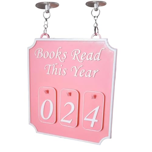 Hängendes Bücherregalschild – Personalisierte Buchecken-Dekoration, modernes Holzregal für Bibliothekswand, Klassenzimmer-Theken-Display für Buchliebhaber, Schreibtisch-Geschenk- von Generisch