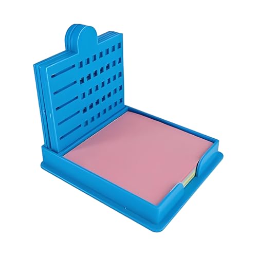 Haftnotiz-Schablone, wiederverwendbarer Spender, kompakter Organizer, Desktop-Werkzeug, 3 x 3 Notizblöcke, kreative Schreib- und Zeichenhilfe, ideal für Studium, Planung, Journaling von Generisch