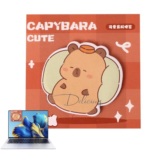 Haftnotizblöcke, Lustige Haftnotizen | Capybara Annotation Sticky Tabs - 30 Blatt Klassenzimmer-Notizblö, Haftnotizen Für Bücher, Monitore, Wände, Fenster Haftnotizblöcke, Lustige Haftnotizen | Capybara Annotation Sticky Tabs - 30 Blatt Klassenzimmer-Notizblö, Haftnotizen Für Bücher, Monitore, Wände, Fenster von Generisch