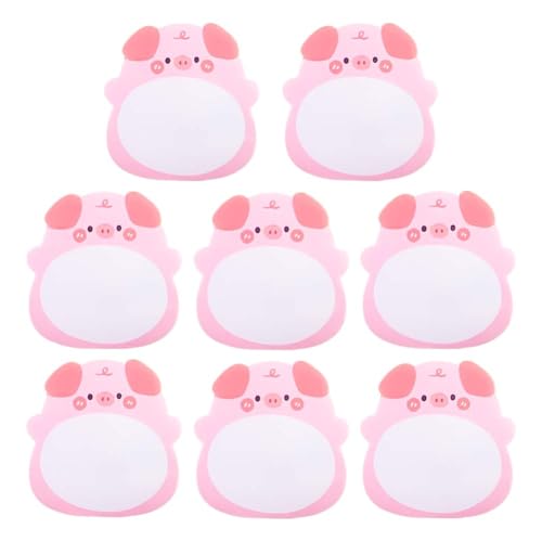 Haftnotizen, niedliches Schweinchen, Tier-Form, Notizblöcke für Büro, Schule und Geschenke, ideal für Studenten, Lehrer und kreative Projekte, 8 Stück Haftnotizen, niedliches Schweinchen, Tier-Form, Notizblöcke für Büro, Schule und Geschenke, ideal für Studenten, Lehrer und kreative Projekte, 8 Stück von Generisch