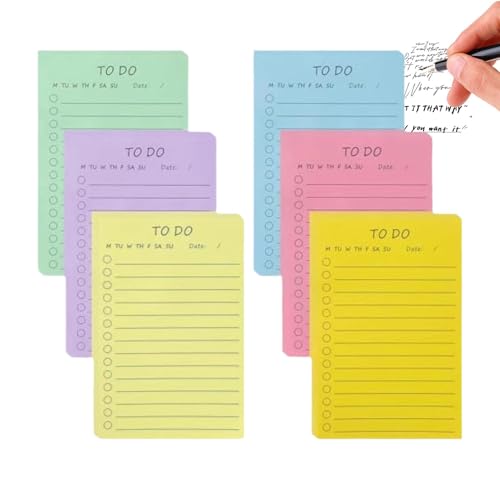 Haftnotizen – Haftnotizblöcke | Posstiit Notes Pack | Farbige Posst iit Notes | linierte Notizblöcke | 300 Blatt bunte Notizblöcke | Gute Haftung Tagesplaner-Werkzeug für Arbeitszimmer von Generisch