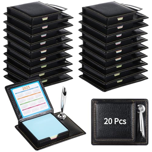 Haftnotizen und Stifthalter-Set mit PU-Lederbox, ideales Dankeschön-Geschenk für Kollegen, Krankenschwestern und Lehrer, 20-teilig Haftnotizen und Stifthalter-Set mit PU-Lederbox, ideales Dankeschön-Geschenk für Kollegen, Krankenschwestern und Lehrer, 20-teilig von Generisch