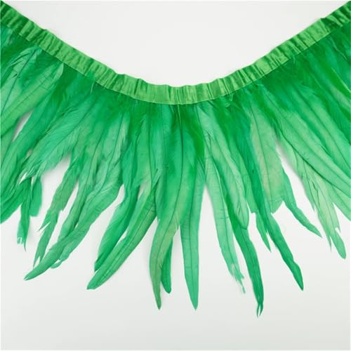 Hahnenschwanz-Federborte, Nähzubehör, farbige Fransen, Nähfedern, DIY, Urlaubsdekorationen, Gras, EN8, 30–35 cm, 2 m Hahnenschwanz-Federborte, Nähzubehör, farbige Fransen, Nähfedern, DIY, Urlaubsdekorationen, Gras, EN8, 30–35 cm, 2 m von Generisch