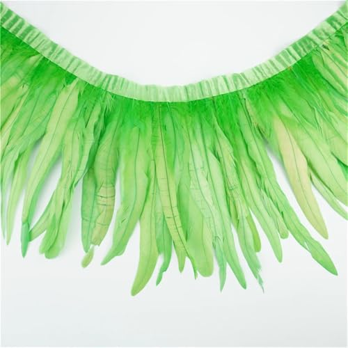 Hahnenschwanz-Federborte, Nähzubehör, farbige Fransen, Nähfedern, DIY, Urlaubsdekorationen, Obst, EN8, 30–35 cm, 2 m Hahnenschwanz-Federborte, Nähzubehör, farbige Fransen, Nähfedern, DIY, Urlaubsdekorationen, Obst, EN8, 30–35 cm, 2 m von Generisch