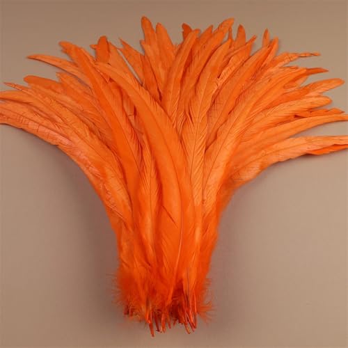 Hahnfedern 35-40 cm 40-45 cm Basteln DIY Naturfeder Handarbeit Party Karneval Dekoration Orange 40-45 cm 500 Stück Hahnfedern 35-40 cm 40-45 cm Basteln DIY Naturfeder Handarbeit Party Karneval Dekoration Orange 40-45 cm 500 Stück von Generisch
