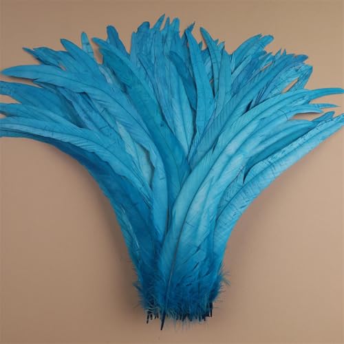 Hahnfedern 35-40 cm 40-45 cm Basteln DIY Naturfeder Handarbeit Party Karneval Dekoration Türkis Blau 40-45 cm 100 Stück Hahnfedern 35-40 cm 40-45 cm Basteln DIY Naturfeder Handarbeit Party Karneval Dekoration Türkis Blau 40-45 cm 100 Stück von Generisch