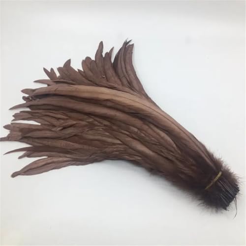 Hahnschwanz-Feder, 30–35 cm, für Kleidung, Schmuck, Accessoires, Hochzeit, Party, Braun, 25–30 cm Hahnschwanz-Feder, 30–35 cm, für Kleidung, Schmuck, Accessoires, Hochzeit, Party, Braun, 25–30 cm von Generisch