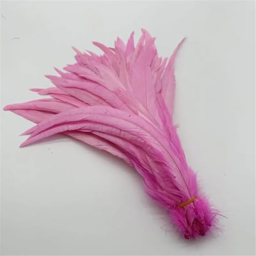 Hahnschwanzfedern, 1200 Stück, DIY für Kostüm, DIY, Basteln, Zuhause, Hochzeitsdekoration, Bekleidungszubehör, Schmuck, Pnnrk, 35–40 cm von Generisch