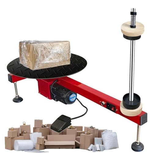 Halbautomatische Paletten-Stretch-Verpackungsmaschine, industrielle Folienverpackung für sicheres Verpacken, effiziente Stretchfolienbanklösung von Generisch