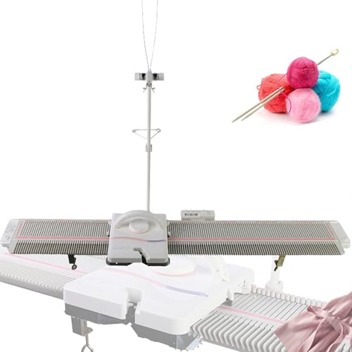 Halbautomatische Strickmaschine für Mützen und Schals, inklusive Garnnadeln & Zubehör, einfach zu bedienen für Heimbasteln Halbautomatische Strickmaschine für Mützen und Schals, inklusive Garnnadeln & Zubehör, einfach zu bedienen für Heimbasteln von Generisch
