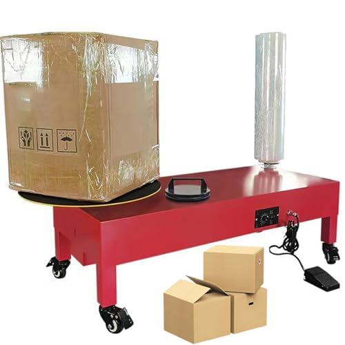 Halbautomatischer elektrischer Stretchfolienspender für effiziente Palettenverpackung, industrielle Verpackungslösung mit einstellbaren Schaftoptionen Halbautomatischer elektrischer Stretchfolienspender für effiziente Palettenverpackung, industrielle Verpackungslösung mit einstellbaren Schaftoptionen von Generisch