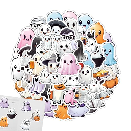 Halloween-Aufkleber, 50 Stück, -Aufkleber – wasserdichte Dekoration für Laptop, Telefon, Skateboard, Taschen für Mädchen Jugendliche und Erwachsene Halloween-Aufkleber, 50 Stück, -Aufkleber – wasserdichte Dekoration für Laptop, Telefon, Skateboard, Taschen für Mädchen Jugendliche und Erwachsene von Generisch