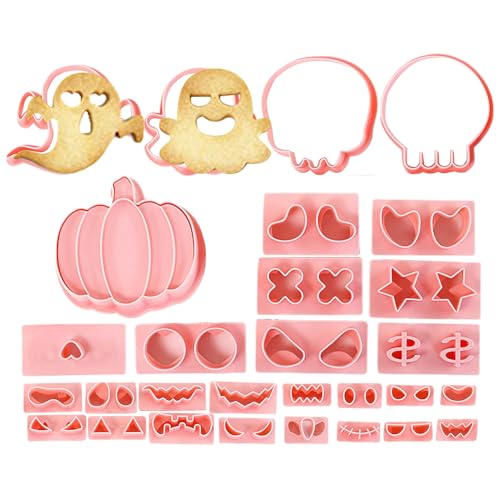 Halloween Baking Kit, Reusable Cookie Decorating Stencils, Safe Cake Tools For Kids Party Supplies Fall Home Kitchen Christmas Holiday Crafts Fun Family Activity For Birthday Pastries Desserts Halloween Baking Kit, Reusable Cookie Decorating Stencils, Safe Cake Tools For Kids Party Supplies Fall Home Kitchen Christmas Holiday Crafts Fun Family Activity For Birthday Pastries Desserts von Generisch
