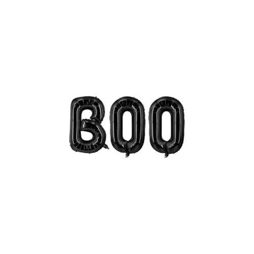 Halloween-Ballons – 40,6 cm großer Boo-Ballon – Kürbis-Ballons für Outdoor-Halloween-Dekorationen – Happy Boo-Day-Party-Dekorationen von Generisch