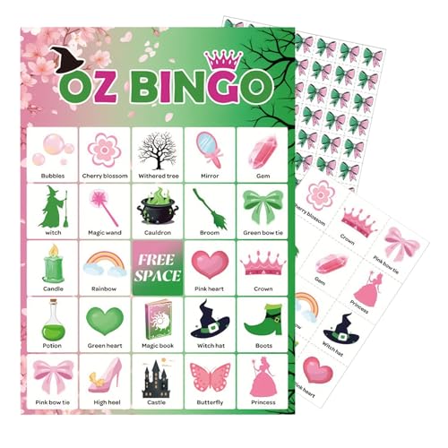 Halloween-Bingo-Spiele – Hexen-Halloween-Partygeschenke, Bingo-Spiele – interaktive Deck-Urlaubsaktivitäten für Familie, Kinder, Schule, Outdoor, Festival, Anfänger, Klassenzimmer, Versammlungen Halloween-Bingo-Spiele – Hexen-Halloween-Partygeschenke, Bingo-Spiele – interaktive Deck-Urlaubsaktivitäten für Familie, Kinder, Schule, Outdoor, Festival, Anfänger, Klassenzimmer, Versammlungen von Generisch