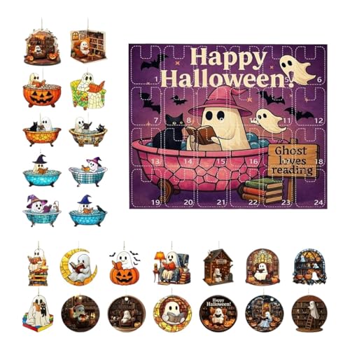 Halloween Countdown Calendar, Horror Themed Advent Box, 12.6x11.02 Inches Decorative Fall Supply for Weekday Fun with Family, Kids, Teens, Friends, Boys, Girls, Apartment, Classroom Celebration Halloween Countdown Calendar, Horror Themed Advent Box, 12.6x11.02 Inches Decorative Fall Supply for Weekday Fun with Family, Kids, Teens, Friends, Boys, Girls, Apartment, Classroom Celebration von Generisch