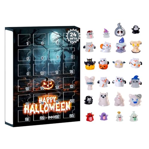 Halloween Countdown Kalender - Halloween Geister Deko,Halloween Countdown Kalender Spielzeug Geschenk Zimmerdeko Für Erwachsene Jugendliche Mädchen Wohnheim Wohnzimmer Nachttisch Halloween Countdown Kalender - Halloween Geister Deko,Halloween Countdown Kalender Spielzeug Geschenk Zimmerdeko Für Erwachsene Jugendliche Mädchen Wohnheim Wohnzimmer Nachttisch von Generisch