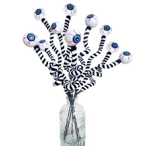 Halloween Dekoration Augen,Plastik Augen Mit Stiel Deko Tischdekoration - Party Tischdeko Deko Für Zuhause Garten Vasen Halloween Dekoration Augen,Plastik Augen Mit Stiel Deko Tischdekoration - Party Tischdeko Deko Für Zuhause Garten Vasen von Generisch