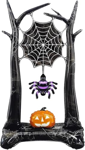 Halloween Folienballons XXL - Stehender Kürbis & Spinne Dekor für Indoor/Outdoor Party Displays Halloween Folienballons XXL - Stehender Kürbis & Spinne Dekor für Indoor/Outdoor Party Displays von Generisch