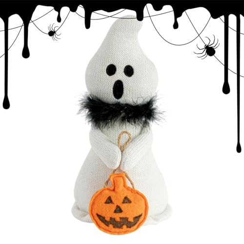 Halloween-Geister-Dekoration, weiche Puppe mit Schal, Tischdekoration, Sammlerstück, Gothic-Dekoration, Heimdekoration für Küche, Wohnzimmer, Schlafzimmer, Auto, Hotel, Wohnung von Generisch