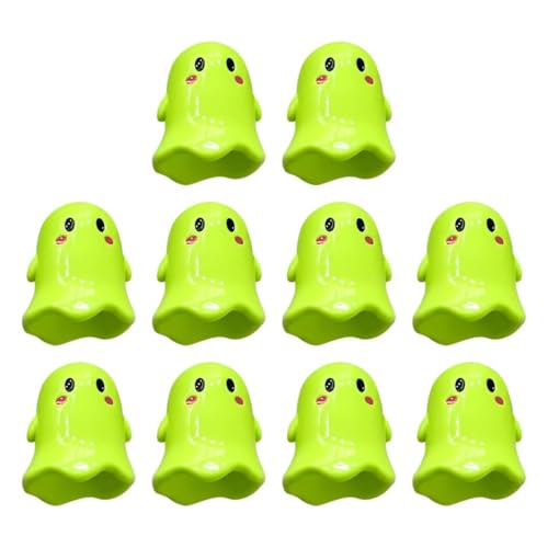 Halloween-Geisterperlen,Acryl-Halloween-Cartoon-Perlen,Abstandshalter-Anhänger für DIY-Halloween-Schmuckherstellung,Halsketten,Ohrringe,Bastelzubehör, Party-Tischdekoration (Light Green) von Generisch