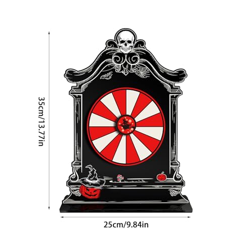 Halloween Glücksrad,Fortune Acryl Gewinnspiel Drehscheibe - Auffällige Dekoration Für Feste Karneval Partys Und Unterricht Halloween Glücksrad,Fortune Acryl Gewinnspiel Drehscheibe - Auffällige Dekoration Für Feste Karneval Partys Und Unterricht von Generisch