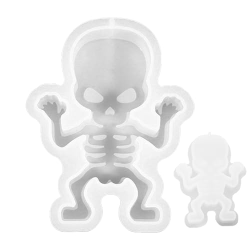 Halloween-Kerzen-Silikonformen – Geisterkopf-Form, leicht zu lösender Tablett, Schrecknacht-Kerzenherstellungs-Set für Halloween-Dekoration, -Bastelsitzung, Horror-Requisiten Halloween-Kerzen-Silikonformen – Geisterkopf-Form, leicht zu lösender Tablett, Schrecknacht-Kerzenherstellungs-Set für Halloween-Dekoration, -Bastelsitzung, Horror-Requisiten von Generisch