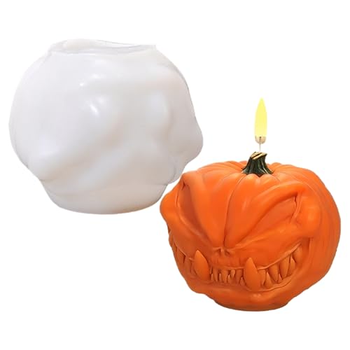 Halloween-Kerzenform – Set zur Herstellung unheimlicher Designs, flexible thematische Kunstform | Kreatives Zubehör für Epoxidharz-Gipsprojekte, Wohnakzente, saisonale Partys, gruselige Tischrequisite Halloween-Kerzenform – Set zur Herstellung unheimlicher Designs, flexible thematische Kunstform | Kreatives Zubehör für Epoxidharz-Gipsprojekte, Wohnakzente, saisonale Partys, gruselige Tischrequisite von Generisch
