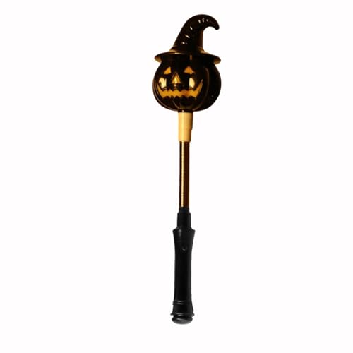 Halloween-Kürbis-Leuchtstab, Kinder-Blitzspielzeug-Requisiten, Schüttel- und Leuchtdekoration, Halloween-Partyzubehör, geeignet als für Jungen und Mädchen (A) von Generisch