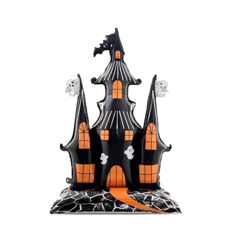 Halloween Luftballons, Riesen 40 Zoll Spukschloss Folienballon für gruselige Partydekorationen, Indoor und Outdoor Bar Events und Themenfeier Displays Halloween Luftballons, Riesen 40 Zoll Spukschloss Folienballon für gruselige Partydekorationen, Indoor und Outdoor Bar Events und Themenfeier Displays von Generisch
