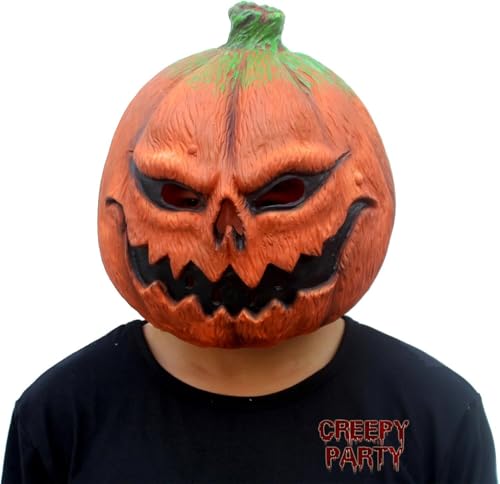 Halloween Maske, Realistische Latex Schädel Maske mit Shroud für Erwachsene - Gruselige Kostümparty, Cosplay & Spukhaus Events von Generisch