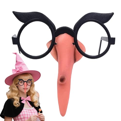 Halloween Nase - Hexenkostüm Nase - Clown Brillen Make-up Zubehör für Kostümfeste Dekoration Aufführungen Partys Verkleidungspartys Geburtstagsfeiern Maskenbälle und Festliche Veranstaltungen von Generisch