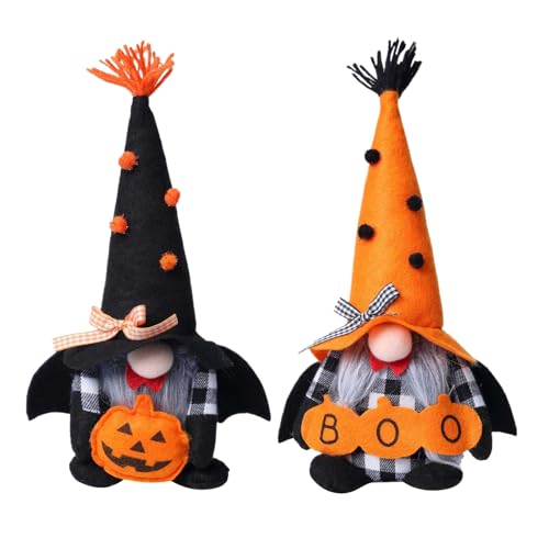 Halloween- -Ornamente, gesichtsloser Kürbis- für Halloween, gesichtsloser Zwergdekor, Tischdekoration, Tafelaufsätze für Kinder und Erwachsene, Urlaubsdekoration, Garten, Outdoor von Generisch