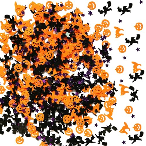 Halloween-Pailletten-Konfetti, Halloween-Konfetti, PVC-Pailletten, Konfetti-Trick-Party, Streusel, Konfetti-Dekorationen, 15 g Halloween-Pailletten-Konfetti, Halloween-Konfetti, PVC-Pailletten, Konfetti-Trick-Party, Streusel, Konfetti-Dekorationen, 15 g von Generisch