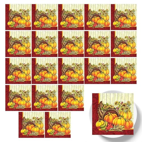 Halloween-Papierservietten, - -Papierhandtücher – Thanksgiving-Gästeservietten, -Papierhandservietten für Halloween-Zubehör Halloween-Papierservietten, - -Papierhandtücher – Thanksgiving-Gästeservietten, -Papierhandservietten für Halloween-Zubehör von Generisch