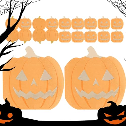 Halloween-Party-Servietten, dekoratives -bedrucktes Seidenpapier – Dinner-Papier-Party-Servietten, weiche 3-lagige Süßigkeiten-Servietten für Halloween Halloween-Party-Servietten, dekoratives -bedrucktes Seidenpapier – Dinner-Papier-Party-Servietten, weiche 3-lagige Süßigkeiten-Servietten für Halloween von Generisch
